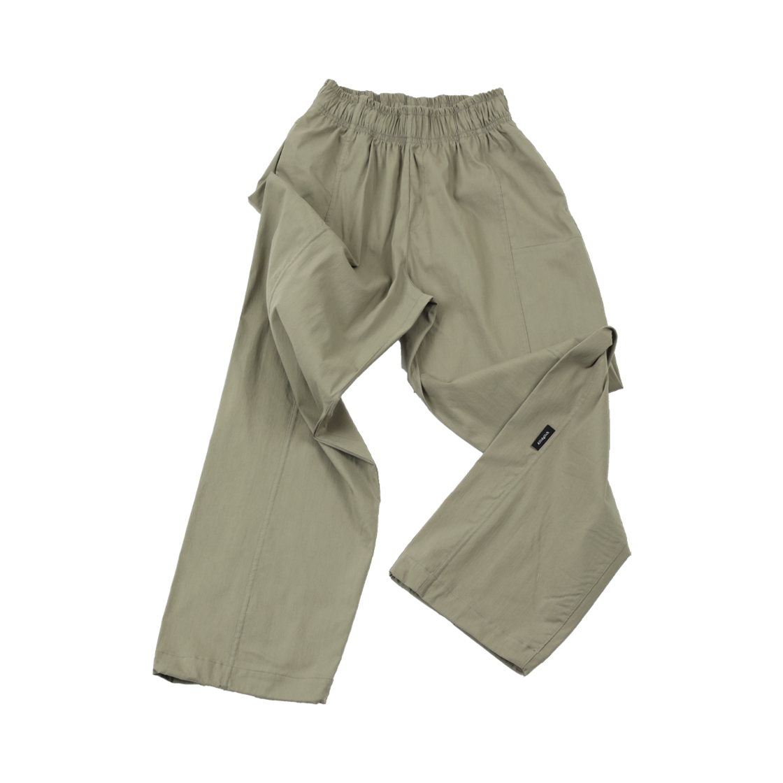 cmeasak ALLTAGLICH Double Line Air Motion Pants Widefit Ash Khaki - 대표 이미지 #1