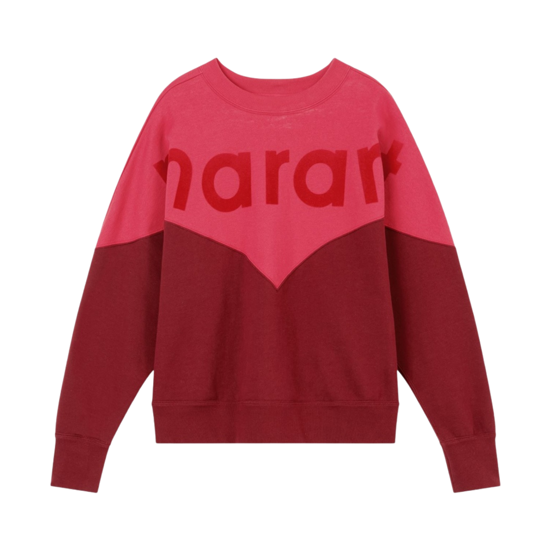 (W) 이자벨 마랑 휴스턴 스웨트셔츠 버건디 - 22FW((W) Isabel Marant Houston Sweatshirt Burgundy - 22FW) - 1