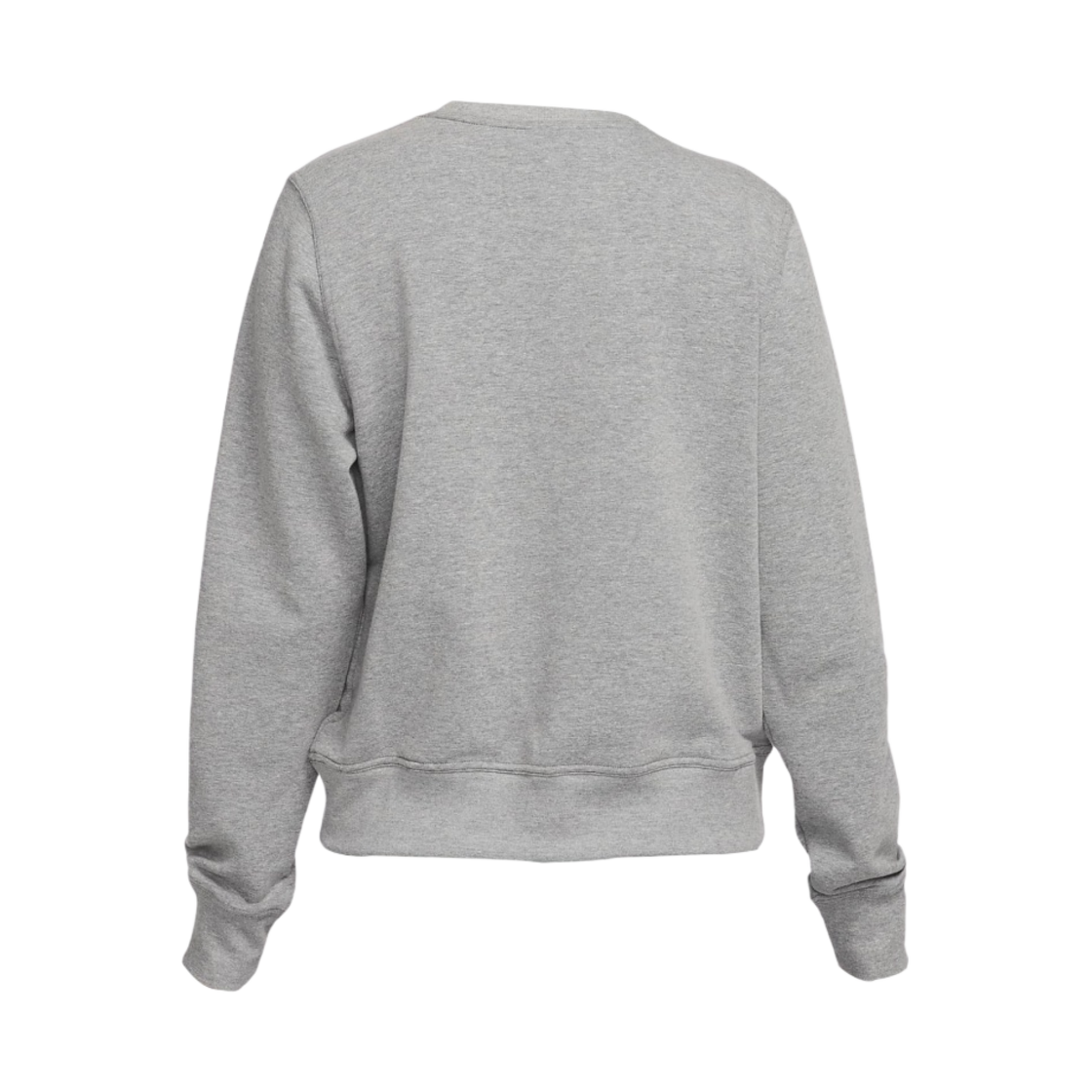 (W) 나이키 드라이핏 원 크루넥 프렌치 테리 스웨트셔츠 카본 헤더 화이트 - 아시아((W) Nike Dri-Fit One Crewneck French Terry Sweatshirt Carbon Heather White - Asia) - 2
