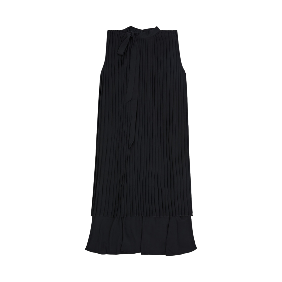 (W) MM6 메종 마르지엘라 레이어드 드레스 블랙((W) MM6 Maison Margiela Layered Dress Black) - 1