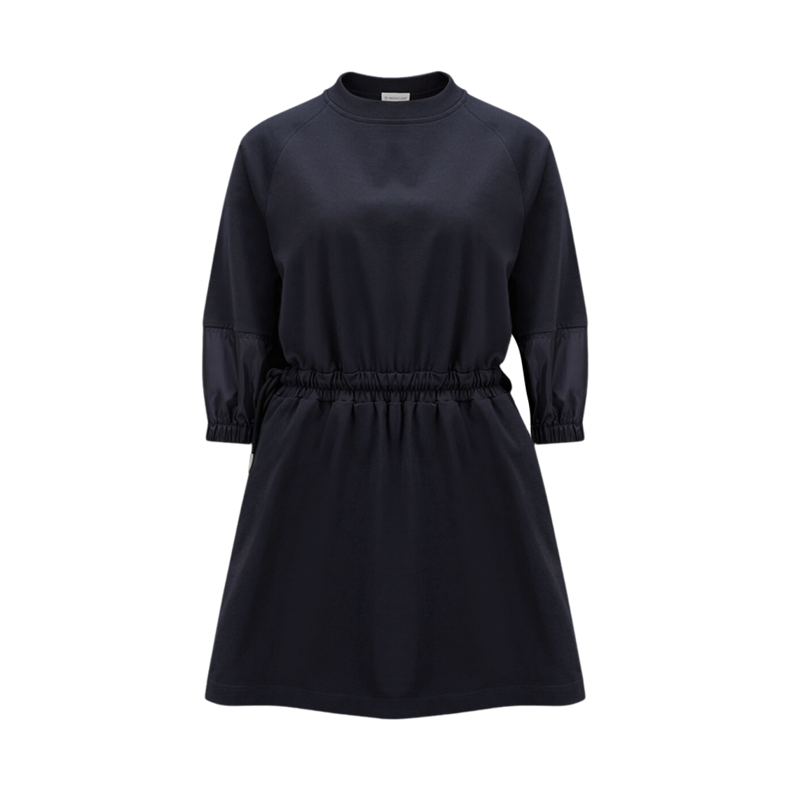 (W) 몽클레르 저지 드레스 네이비 블루 - 23SS((W) Moncler Jersey Dress Navy Blue - 23SS) - 1