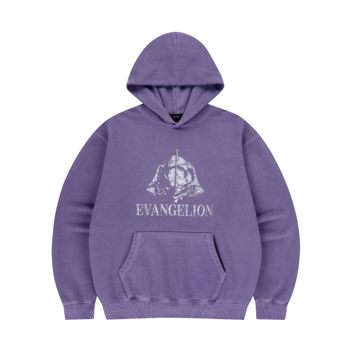 마하그리드 x 에반게리온 초호기 피그먼트 후드 퍼플(Mahagrid x Evangelion Unit-01 Pigment Hoodie Purple)