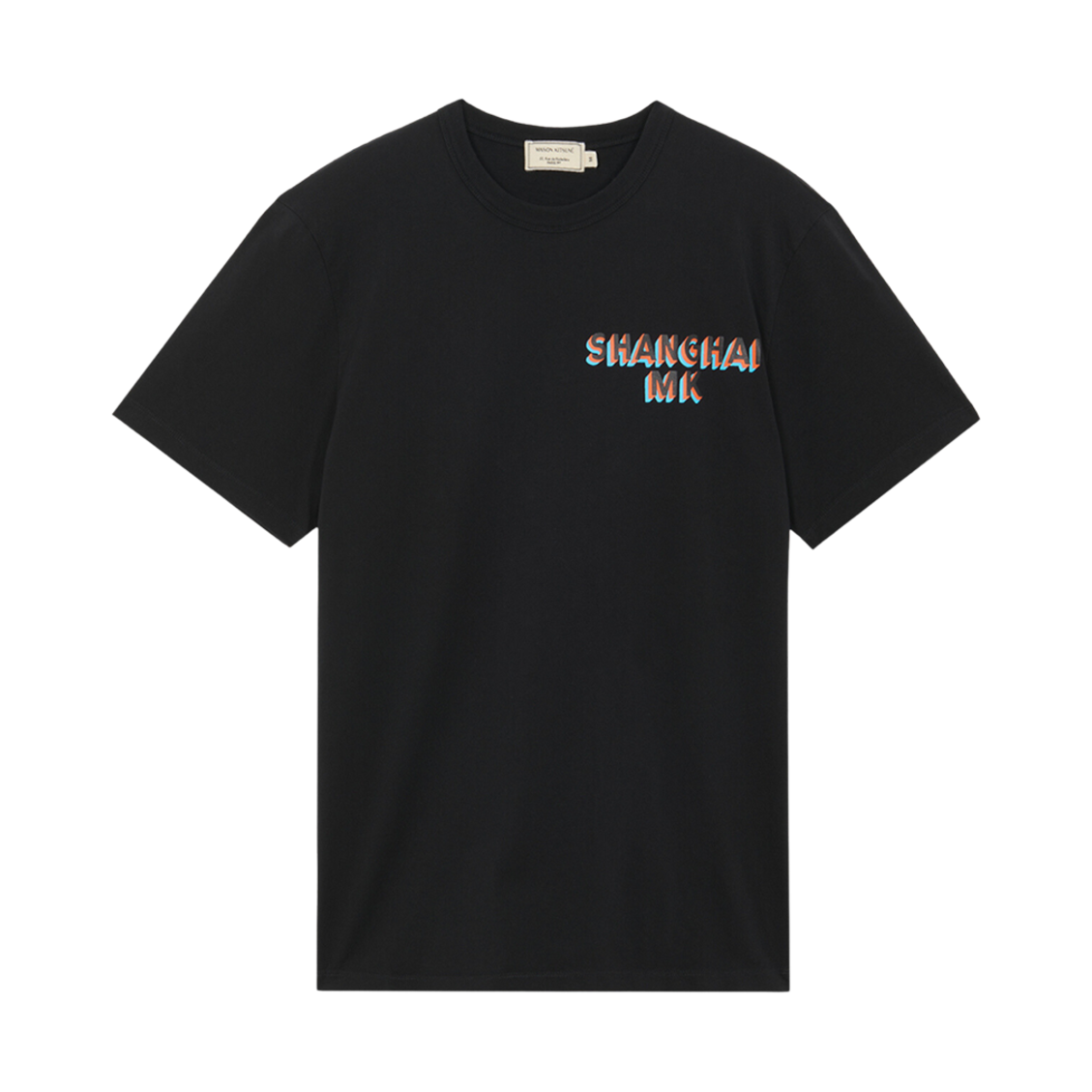 메종 키츠네 상하이 벤 클레베이 클래식 티셔츠 블랙(Maison Kitsune Shanghai Ben Klevay Classic T-Shirt Black) - 2