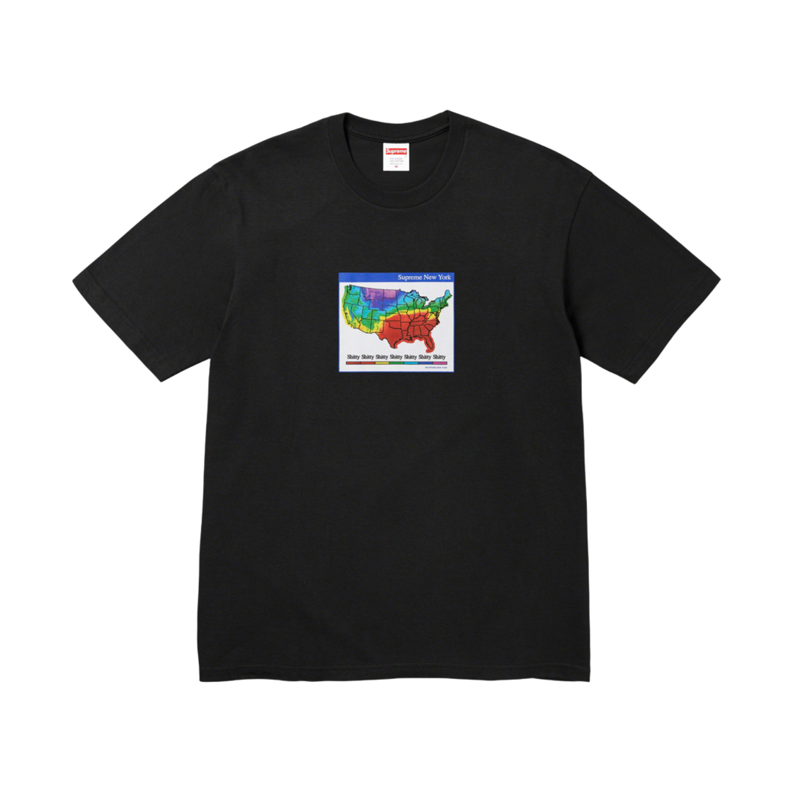 슈프림 웨더 티셔츠 블랙 - 23FW(Supreme Weather T-Shirt Black - 23FW) - 1