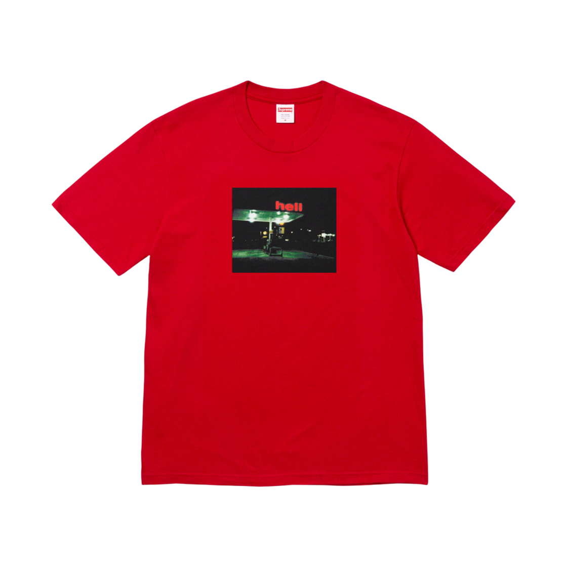 슈프림 헬 티셔츠 레드 - 23FW(Supreme Hell T-Shirt Red - 23FW)
