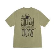 Stussy Crown International Pigment Dyed T-Shirt Olive