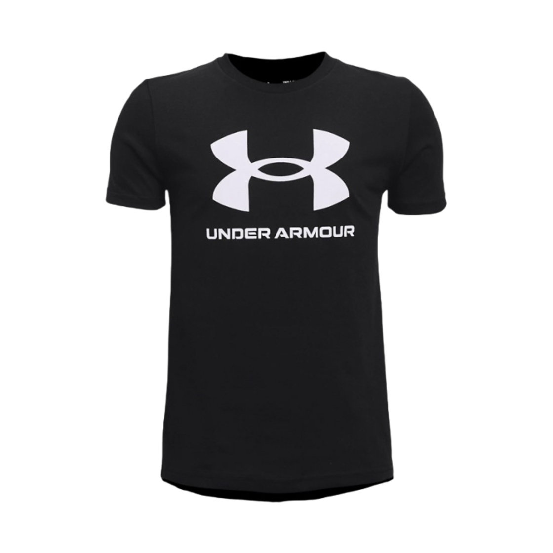 1363282-001 (Kids) Under Armour UA Sportstyle Logo Short Sleeve Black White