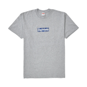 Supreme Bandana Box Logo T-Shirt Heather Grey - 19FW
