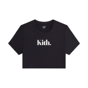 (W) Kith Misha Cropped T-Shirt Black