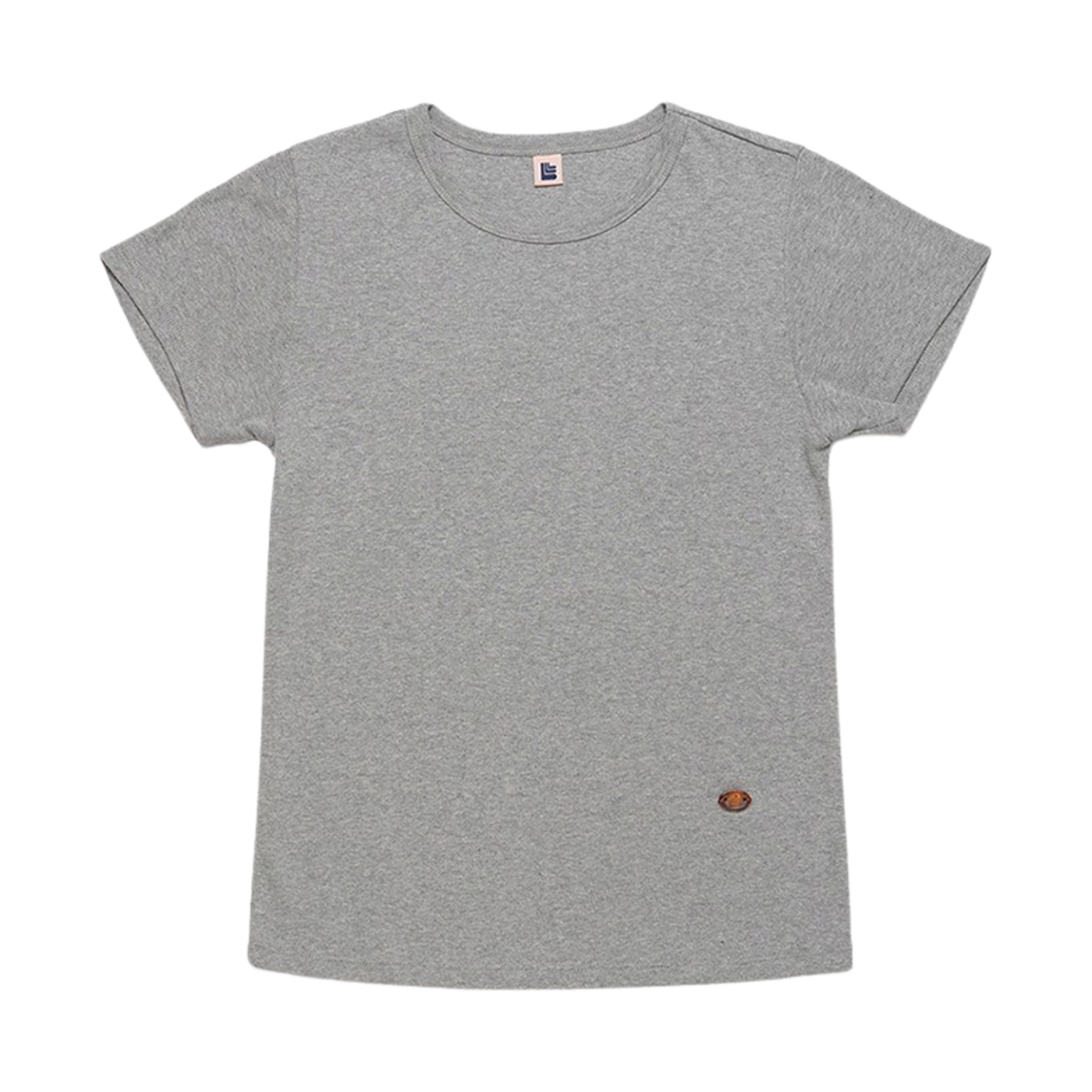 LLL90C-TS-HGY002F LLL Design Studio LLL 90S Baby Tee Heather Grey