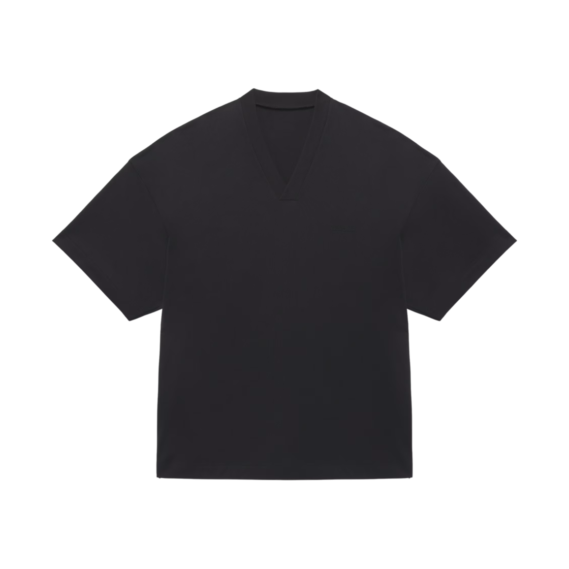 IS8736 Adidas x Fear Of God Athletics V-Neck T-Shirt Black - KR Sizing