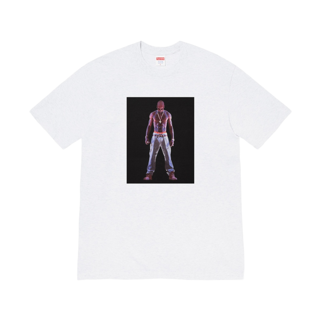 - Supreme Tupac Hologram T-Shirt Ash Grey - 20SS