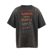 Saint Mxxxxxx Seven Deadly S/S T-Shirt Black - 24AW