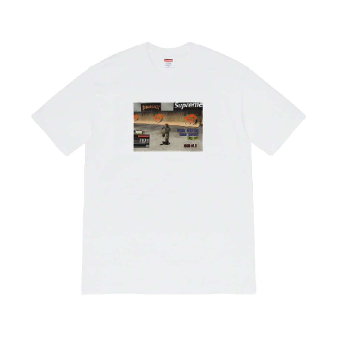 슈프림 x 트레셔 게임 티셔츠 화이트 - 21FW(Supreme x Thrasher Game T-Shirt White - 21FW)