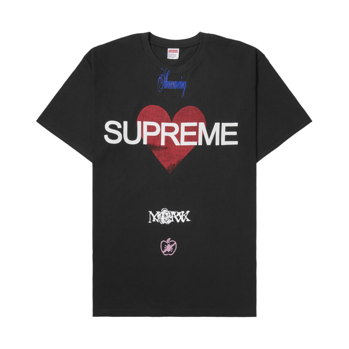 슈프림 어나운싱 티셔츠 블랙 - 25SS(Supreme Announcing T-Shirt Black - 25SS)