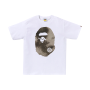 BAPE High Tone Bleach Big Ape Head T-Shirt White