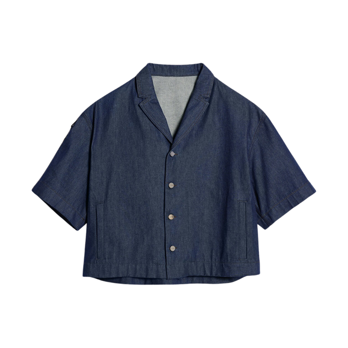 자크뮈스 라 슈미즈 드 니메스 쿠에드 데님 워크웨어 셔츠 네이비 브라운(Jacquemus La Chemise De Nimes Cuerd Denim Workwear Shirt Navy Brown) - 1