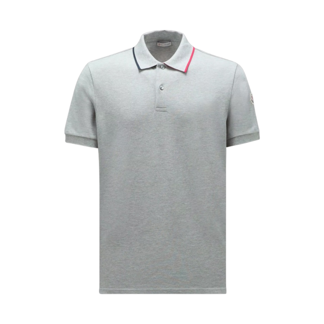 I2-091-8A00005-84556-986 Moncler Logo Polo Shirt Gray - 23FW