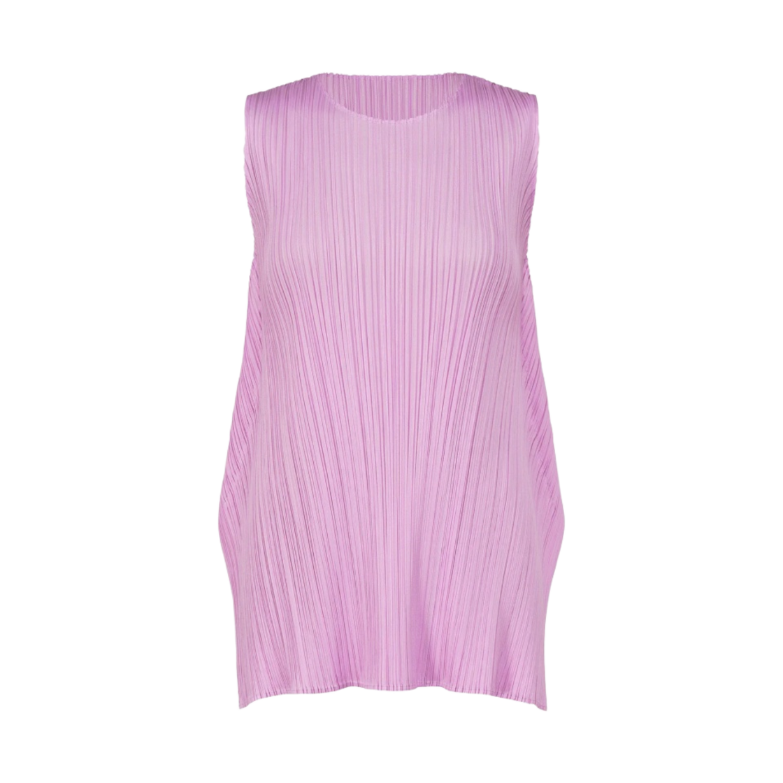 (W) 플리츠 플리즈 이세이 미야케 MC 준 슬리브리스 탑 파스텔 핑크((W) Pleats Please Issey Miyake MC June Sleeveless Top Pastel Pink) - 1