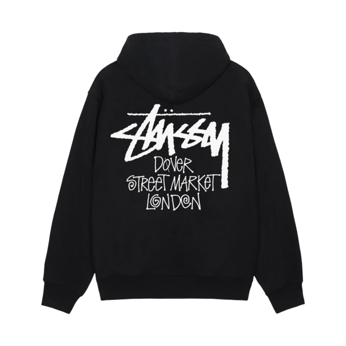 ★韓国の人気★【Stussy】★REFRACTED ZIP HOODI.E★ Stüssy: Men's Refracted Zip Hood (Black) | DSML E-SHOP