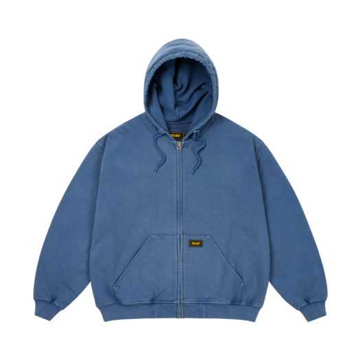 Palace Triple Stitch Zip Hood Pigment Navy - 24FW