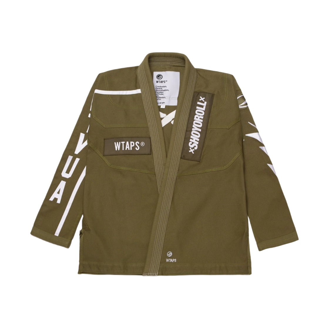 소요롤 x 더블탭스 기모노 올리브 드랩(Shoyoroll x Wtaps Kimono Olive Drab)