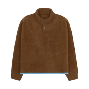 Jacquemus Le Polo Neve Fluffy Long Sleeve Brown