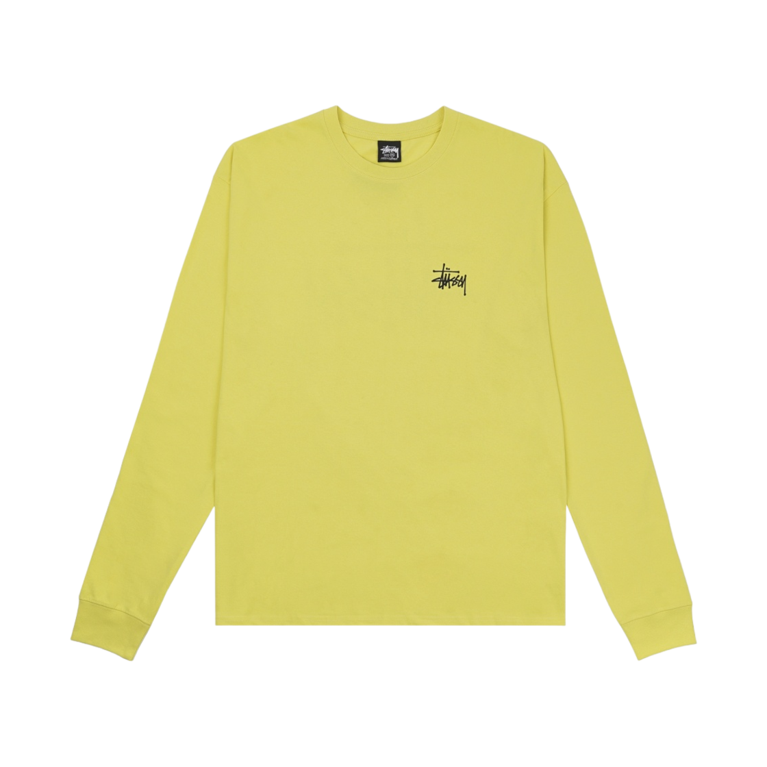 1994762 Stussy Basic Stussy LS T-Shirt Yellow Black 2022 - #2