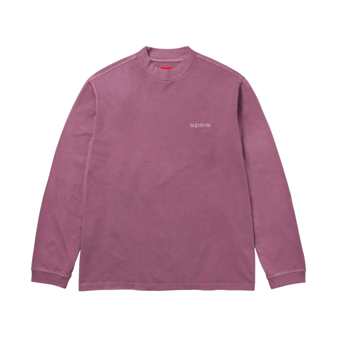 슈프림 모크넥 롱슬리브 탑 더스티 플럼 - 23FW(Supreme Mock Neck L/S Top Dusty Plum - 23FW) - 1