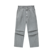 Wooyoungmi 3D Wide Denim Pants Grey - 25SS