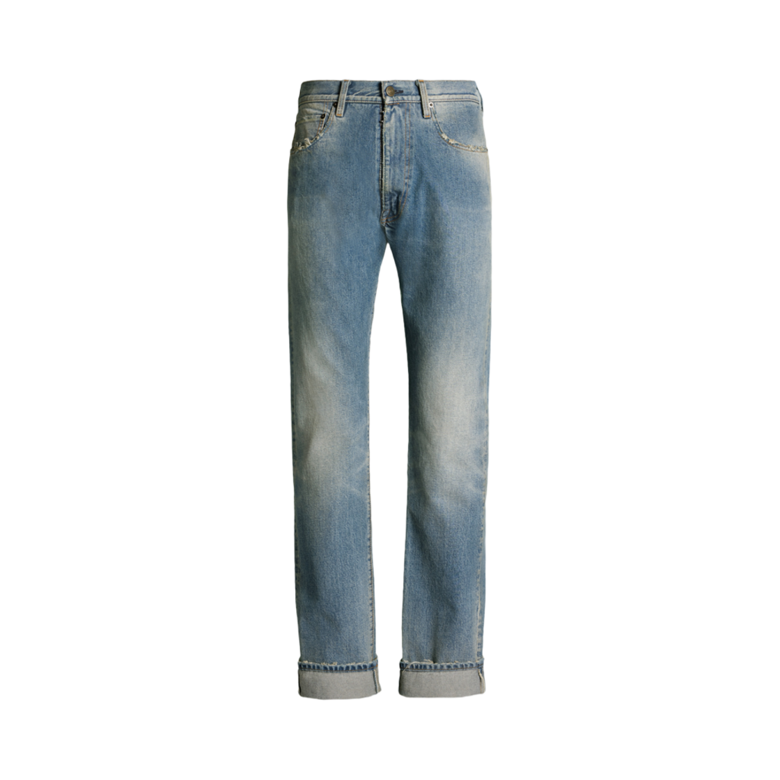 S29LA0094S30561984 (W) Maison Margiela Distressed Jeans Light Classic Wash