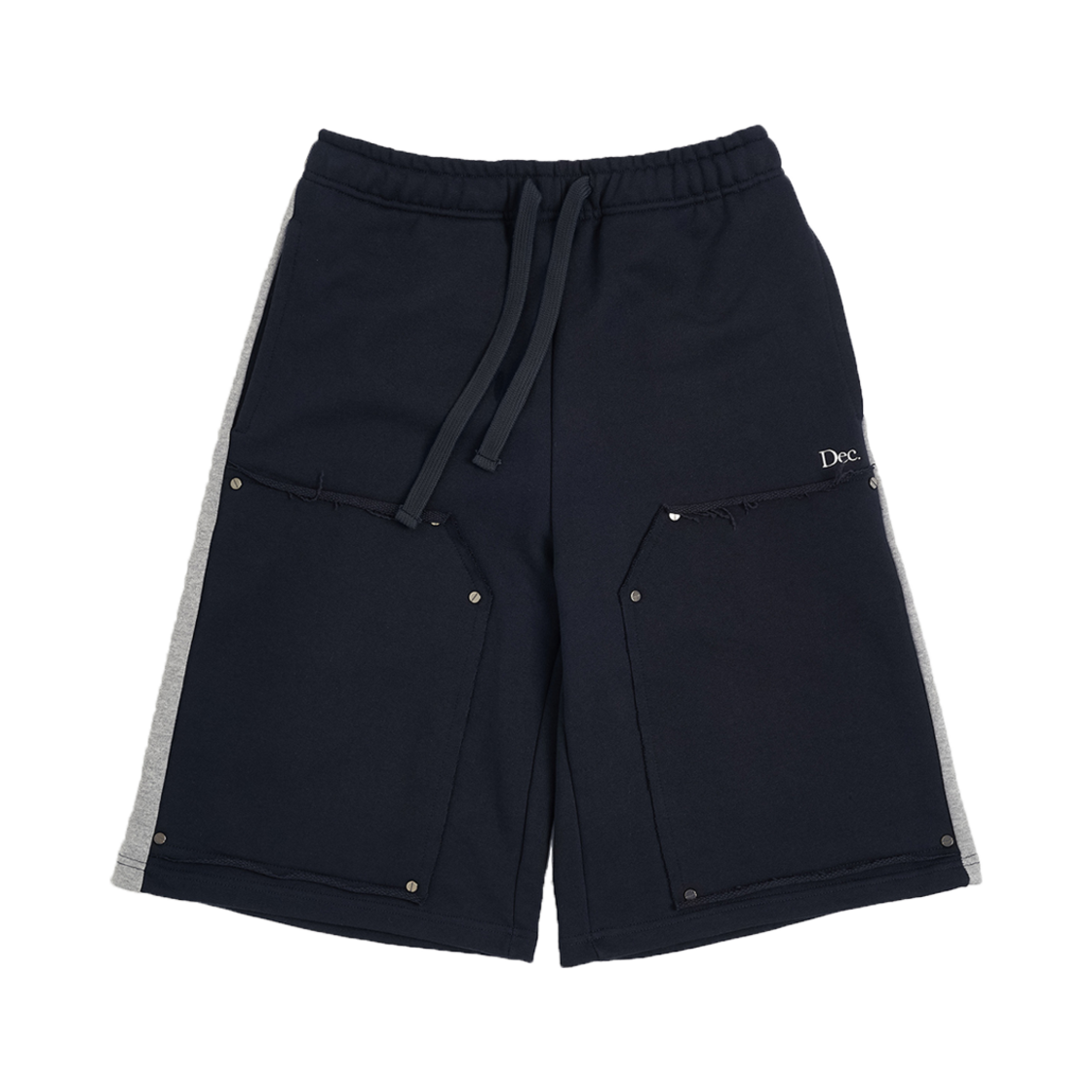 디셈버텐 버뮤다 카펜터 스웻팬츠 네이비(December Ten Bermuda Carpenter Sweatpants Navy)