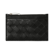Bottega Veneta Medium Key Pouch Black