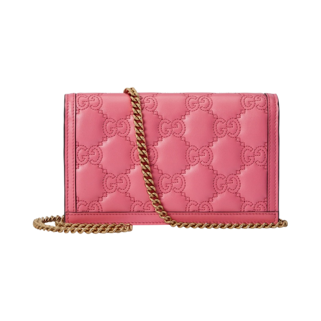 구찌 GG 마틀라세 체인 지갑 핑크(Gucci GG Matelasse Chain Wallet Pink) - 3