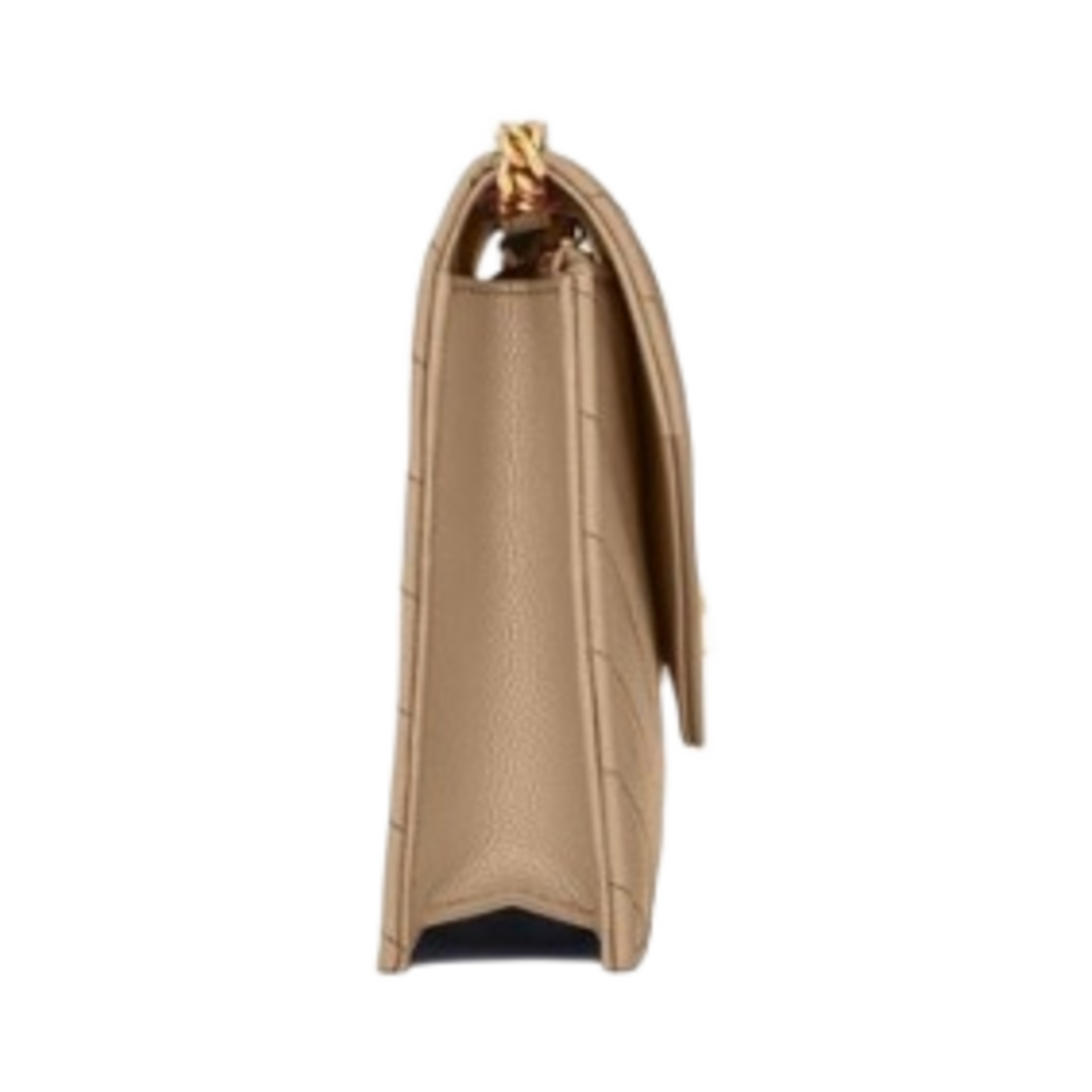 생로랑 그랑 드 뿌드르 엠보스드 레더 카산드라 마틀라세 엔벨로프 체인 지갑 다크 베이지(Saint Laurent Cassandre Matelasse Envelope Chain Wallet in Grain De Poudre Embossed Leather Dark Beige) - 2