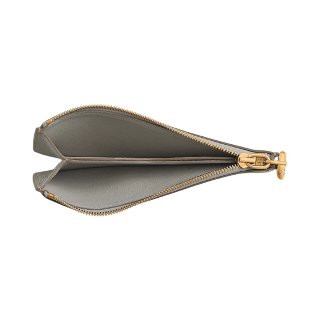 에르메스 지펭고 샹달 카드 홀더 에버컬러 & 옐로우 골드 하드웨어 베통(Hermes Zipengo Chaine D'Ancre Card Holder Evercolor & Yellow Gold Beton) - 2