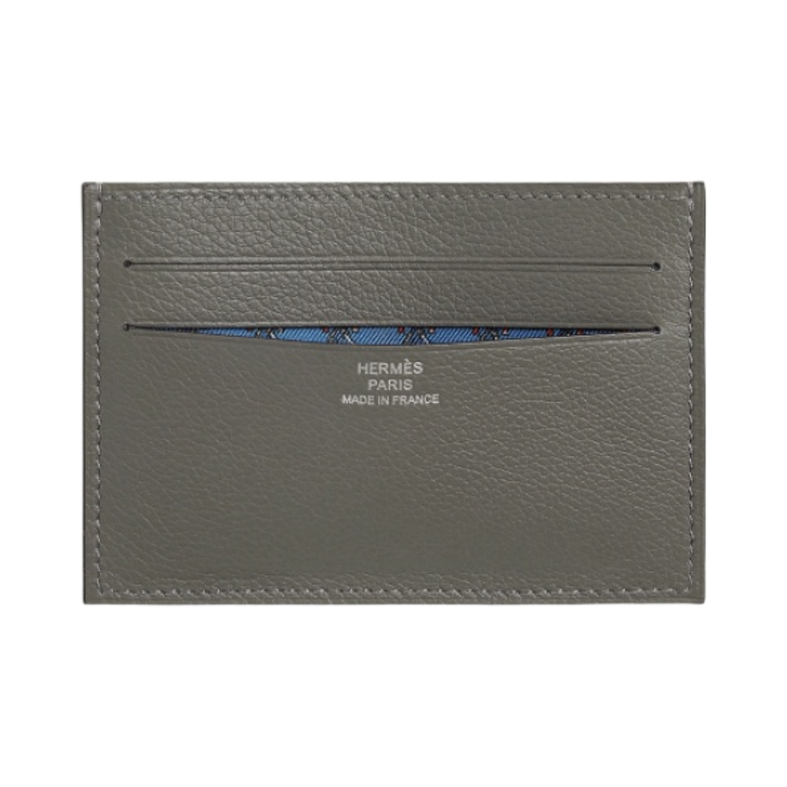 에르메스 시티즌 트윌 카드 홀더 에버컬러 & 그리 메이어 블루 프랑스 블루 사피흐(Hermes Citizen Twill Card Holder Evercolor & Gris Meyer Bleu France Bleu Saphir)
