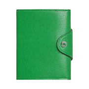 Hermes Iliade Compact Card Holder Chamkila Goatskin & Palladium Bambou Bambou