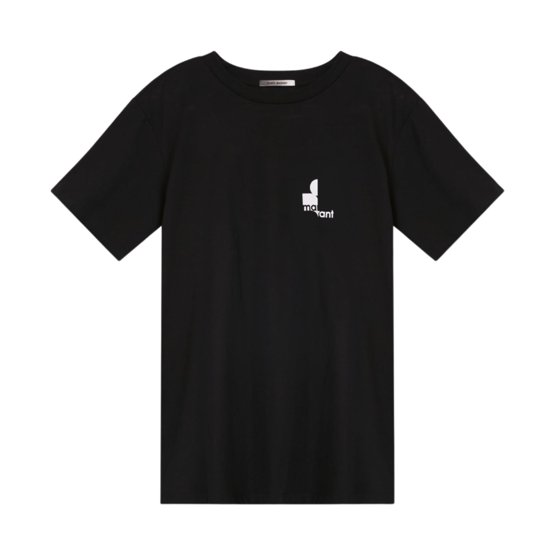 이자벨 마랑 자페르 코튼 로고 티셔츠 블랙 - 23SS(Isabel Marant Zafferh Cotton Logo T-Shirt Black - 23SS) - 1