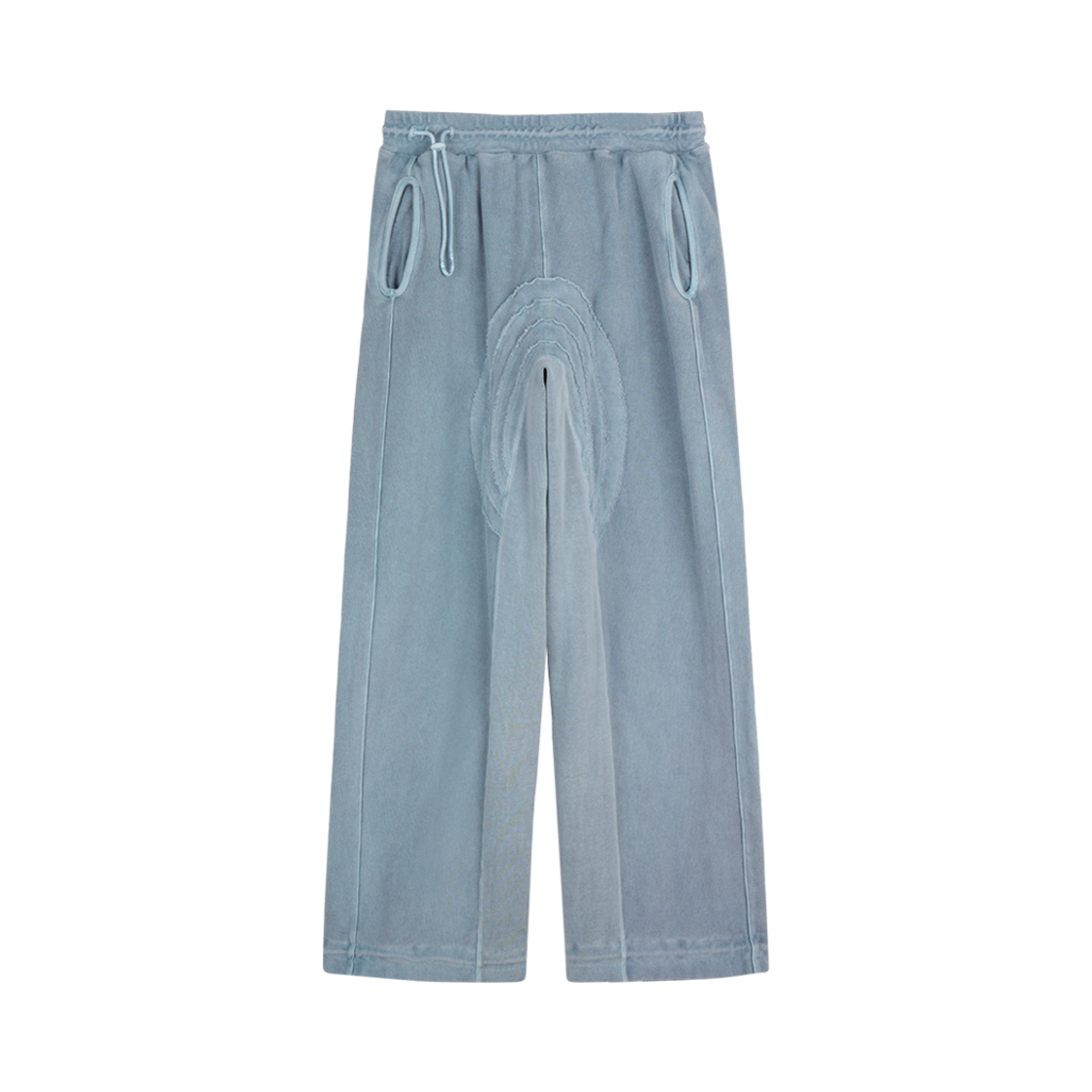 [KREAM 단독] 지안 예 오빗 팬츠 다이드 아쿠아 - 25SS([KREAM 단독] Jian Ye Orbit Pants Dyed Aqua - 25SS)