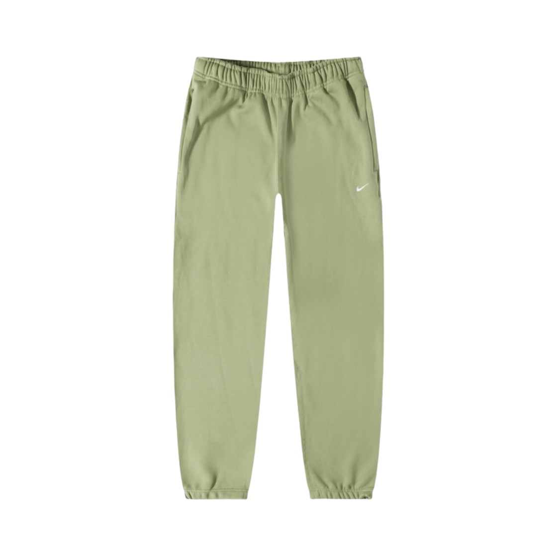 DX1364-386 Nike Solo Swoosh Fleece Pants Oil Green White - US/EU