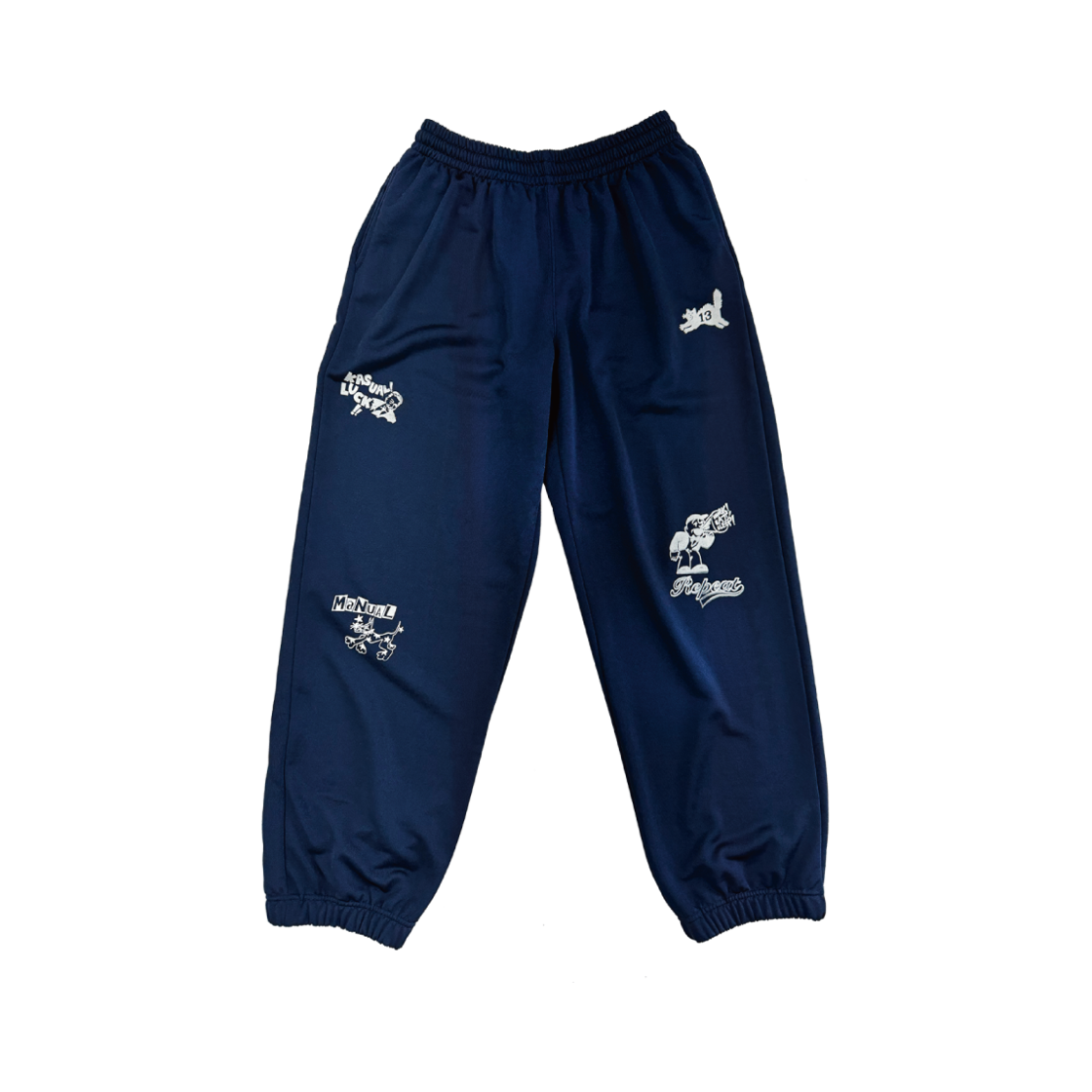 K16N Kasual Manual Shine Pants Navy