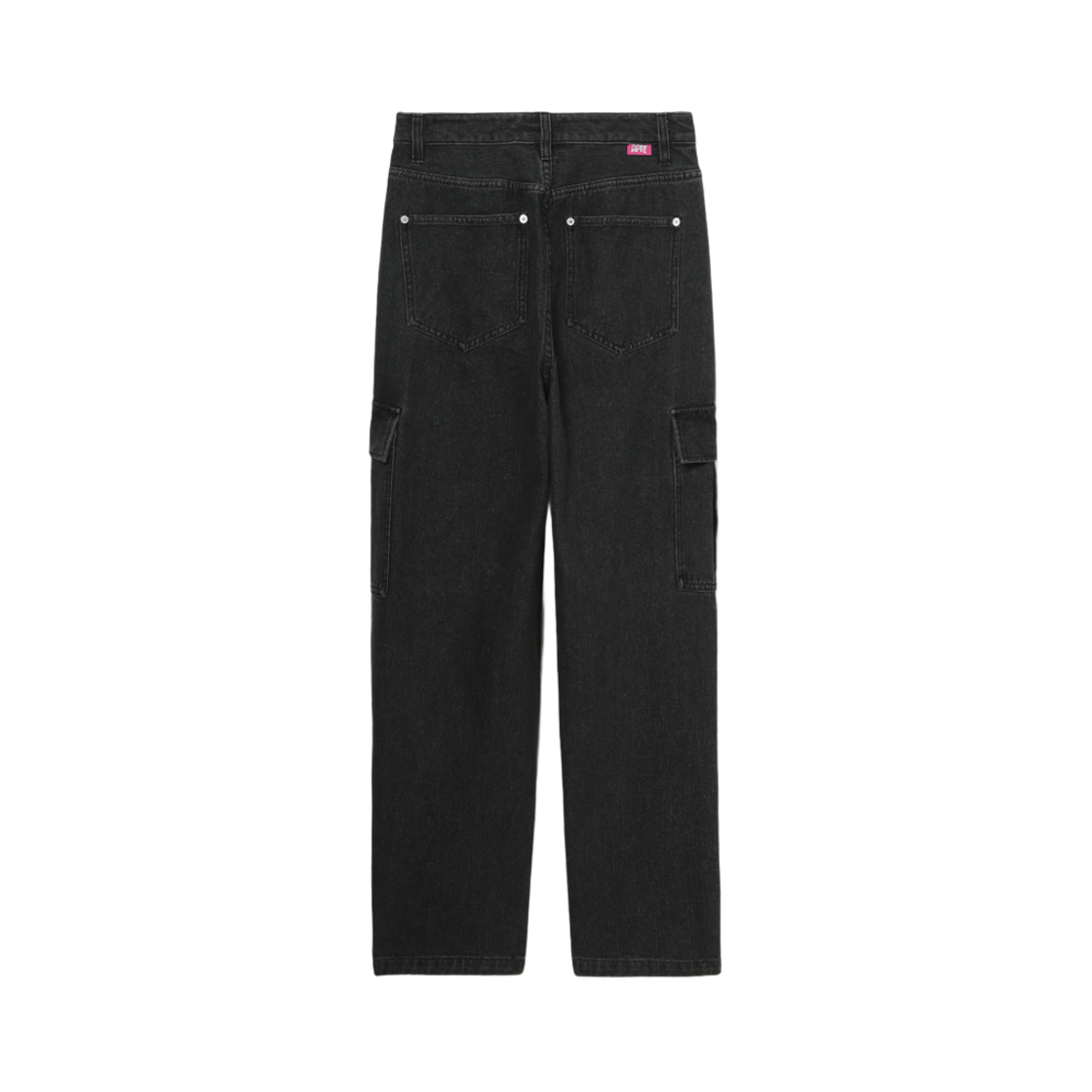 (W) 베이프 카고 진 블랙((W) BAPE Cargo Jeans Black) - 2