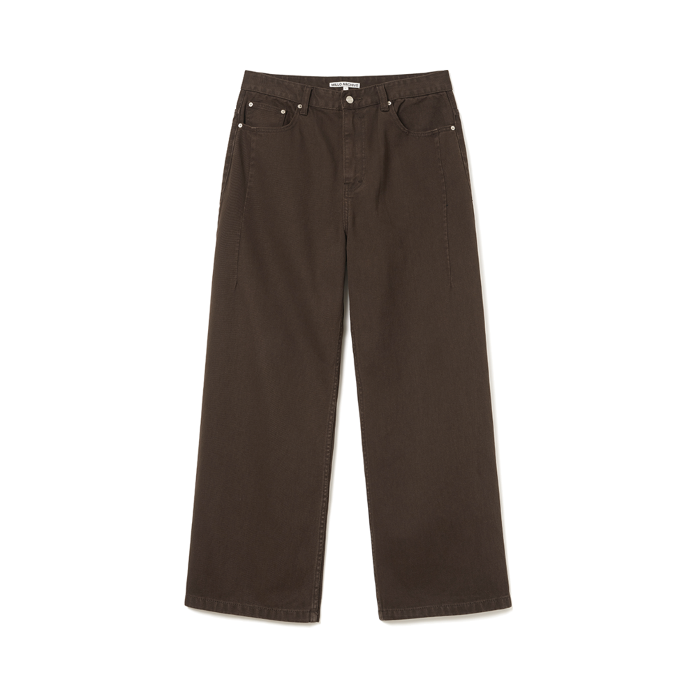 밀로 아카이브 슬로프 와이드 팬츠 딥 브라운(Millo Archive Slope Wide Pants Deep Brown) - 1