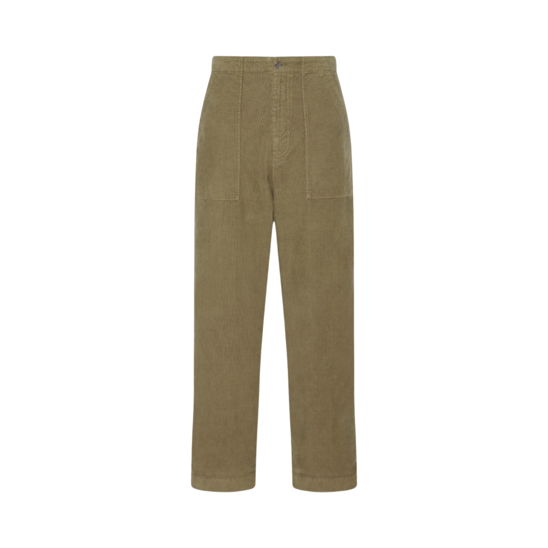 763W2789KHK The Row Taipa Pant in Cotton Corduroy Khaki