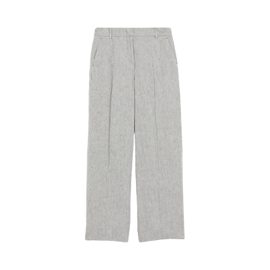 (W) 위켄드 막스마라 마르지아 린넨 캔버스 팬츠 울트라마린