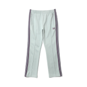 Needles Narrow Track Pants Poly Smooth Sax