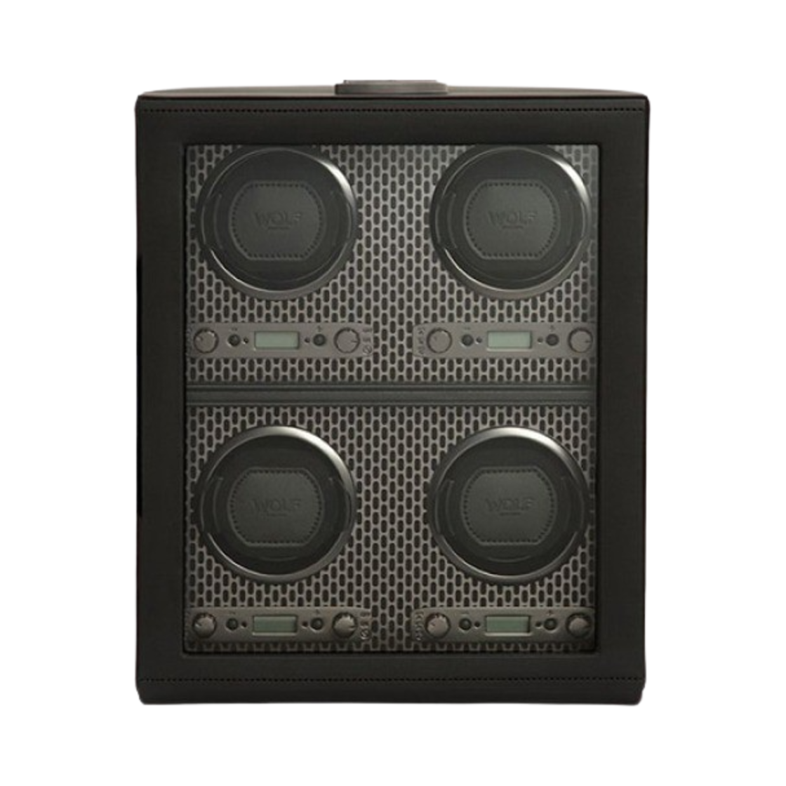 469503 Wolf 1834 Axis 4 Piece Watch Winder Powder Coat Black