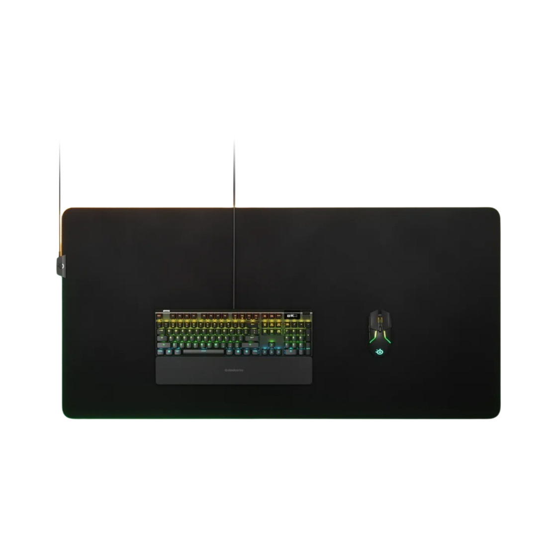 스틸시리즈 QcK 프리즘 클로스 마우스 패드 (3XL) 블랙 (국내 정식 발매 제품)(Steelseries QcK Prism Cloth Mouse Pad (3XL) Black (Korean Ver.)) - 1