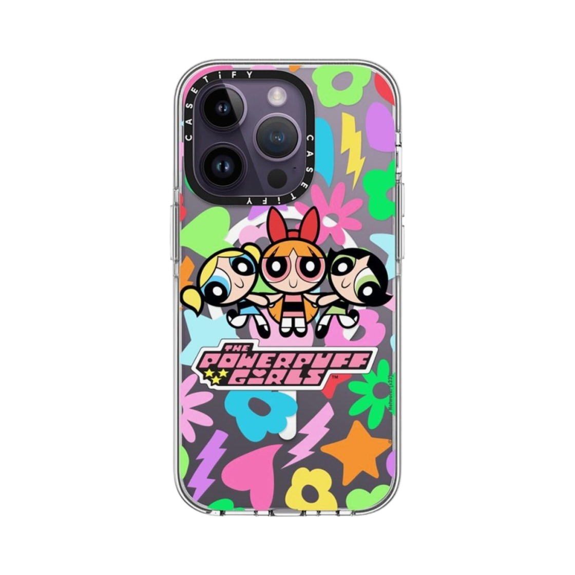 케이스티파이 x 파워퍼프걸 아이폰 아이콘 클리어 케이스 클리어(Casetify x The Powerpuff Girls iPhone Icons Clear Case Clear) - 2